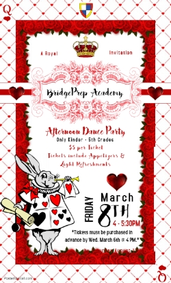 Down the Rabbit Hole Dance Ticket Orders Due Tomorrow!